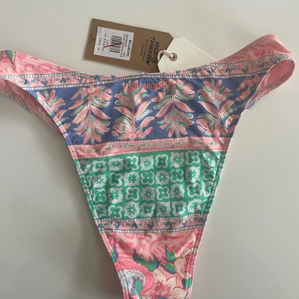 🌊 Billabong Havana Fit Skimpy Bikini Bottom NWT | Women’s Large 12 Beach Swim - Picture 4 of 5